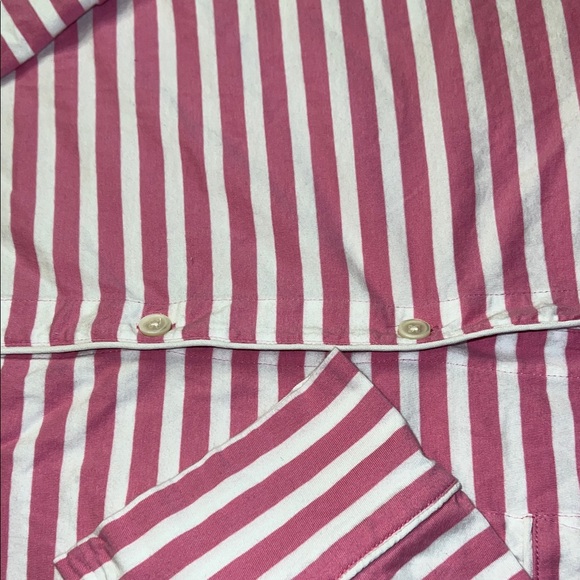 J. Crew Pink and White Striped Pajama Set. Size 2X - Picture 11 of 16